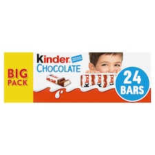 Kinder Chocolate Bars 24 X 12.5G