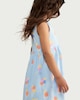 image 3 of F&F Girls Pure Cotton Ice Cream Print Sleeveless Dress in Multi Blue