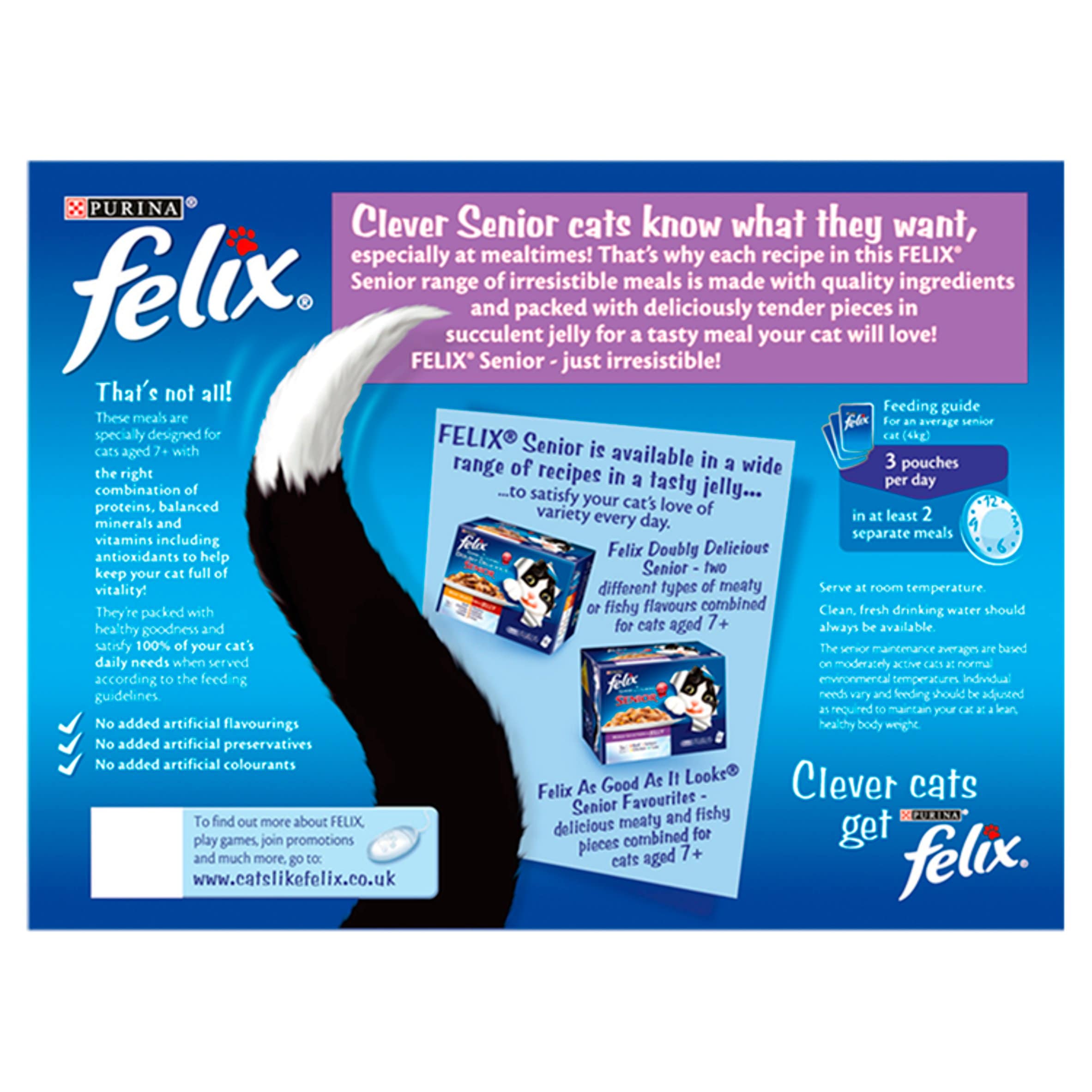 felix senior cat food tesco