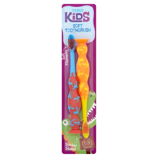 Tesco Kids Soft Twin Brush