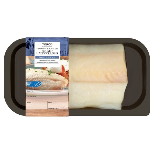 Tesco Smoked Haddock Loins 240G Tesco Groceries