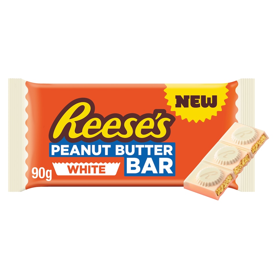 image 1 of Reese's Peanut Butter White Chocolate Bar 90g
