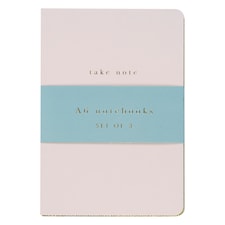 Metallic Fusion A6 3pk Notebooks