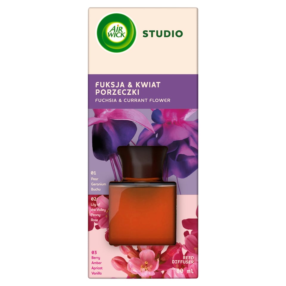 Air Wick Reed Diffuser Fuchsia & Currant Flower 80 ml