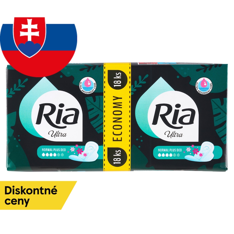 obrázok 1 z Ria Ultra Normal Plus Deo vložky 18 ks