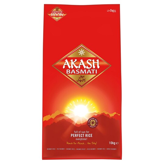 Akash Basmati Rice 10Kg Tesco Groceries
