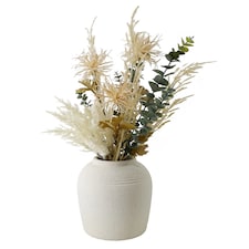 Bayswood Artificial Dried Floral in Cream Vase