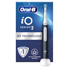 Oral-B iO 3 Black Electric Toothbrush Designed By Braun
