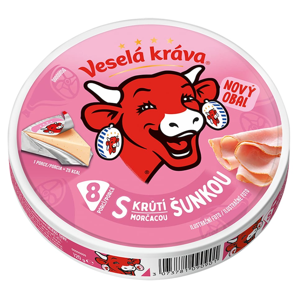 Veselá Kráva with Turkey Ham 120g