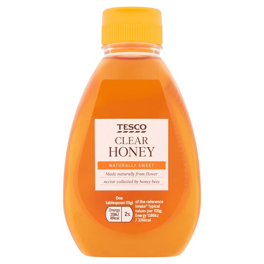 Tesco Squeezy Honey 340g Groceries Tesco Squeezy Honey 340g Groceries, Rowse Honey Tablespoon Calories