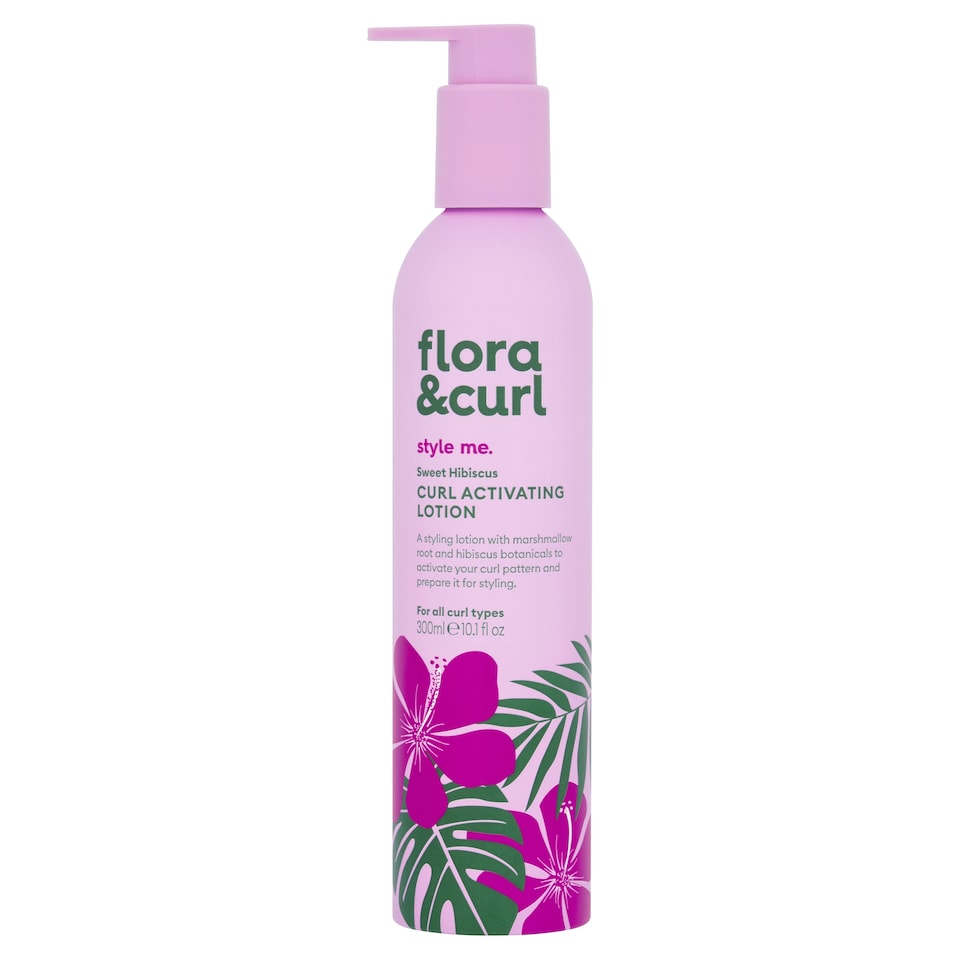 image 1 of Flora & Curl Sweet Hibiscus Curl Activating Lotion 300ml