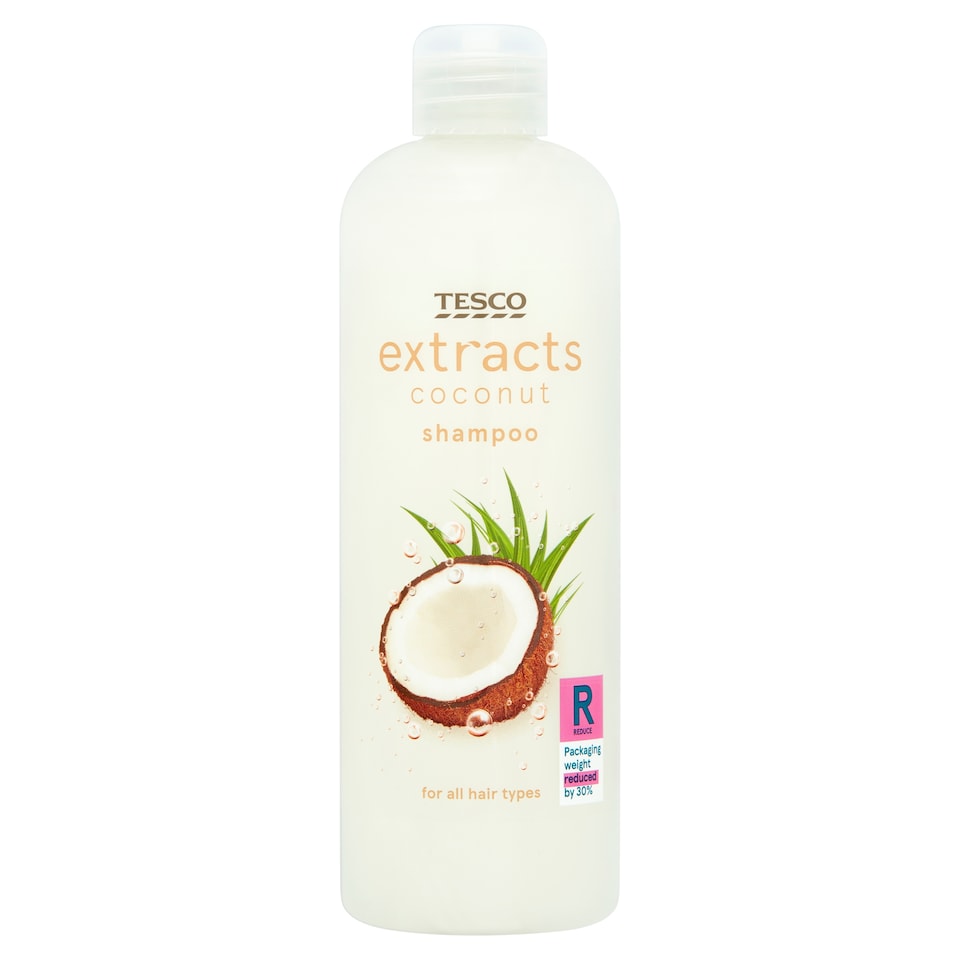 Tesco Extracts Coconut Shampoo 500Ml