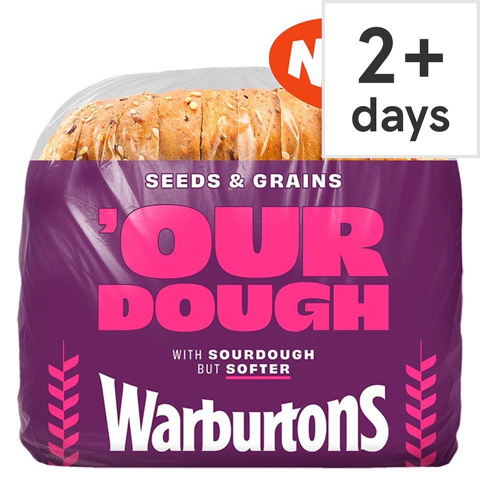 Warburtons Seeds & Grains Bread with Sourdough 400g