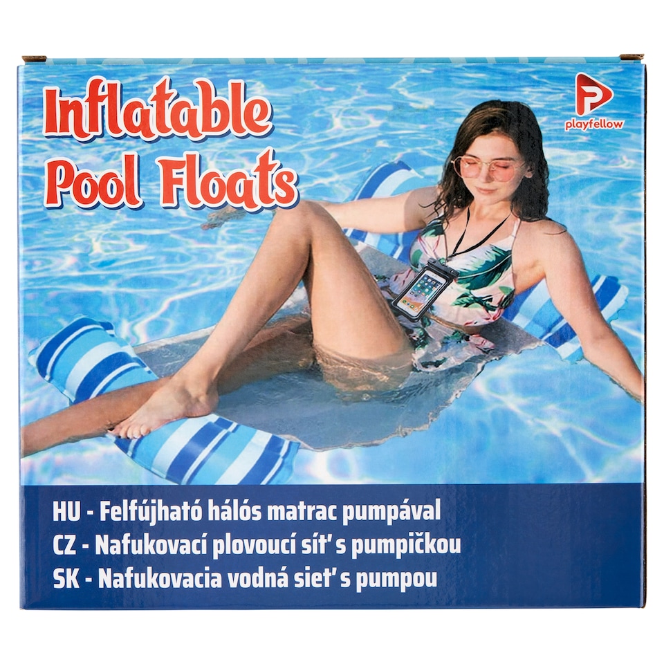 Playfellow felfújható hálós matrac pumpával