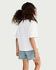 image 3 of F&F Girls Pure Cotton Paradise Awaits T-Shirt in White