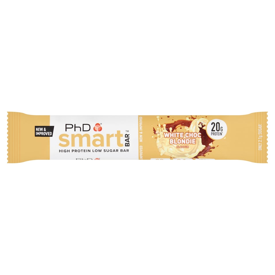 PhD Smart Protein Bar - White Chocolate Blondie 64g