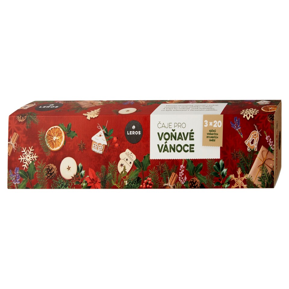 Obrázek 1 pro produkt Leros Čaje pro voňavé Vánoce 3 x 20 ks