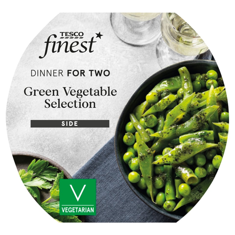 Tesco Finest Green Vegetable Selection 250G