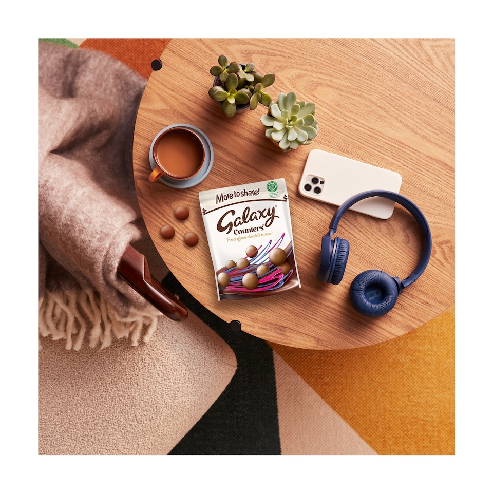 image 1 of Galaxy Milk Chocolate Counters 112g Pouch Bag