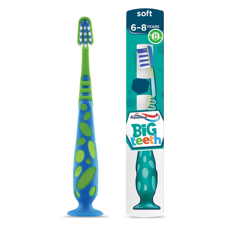 image 1 of Aquafresh Kids Toothbrush Big Teeth 6-8 Years