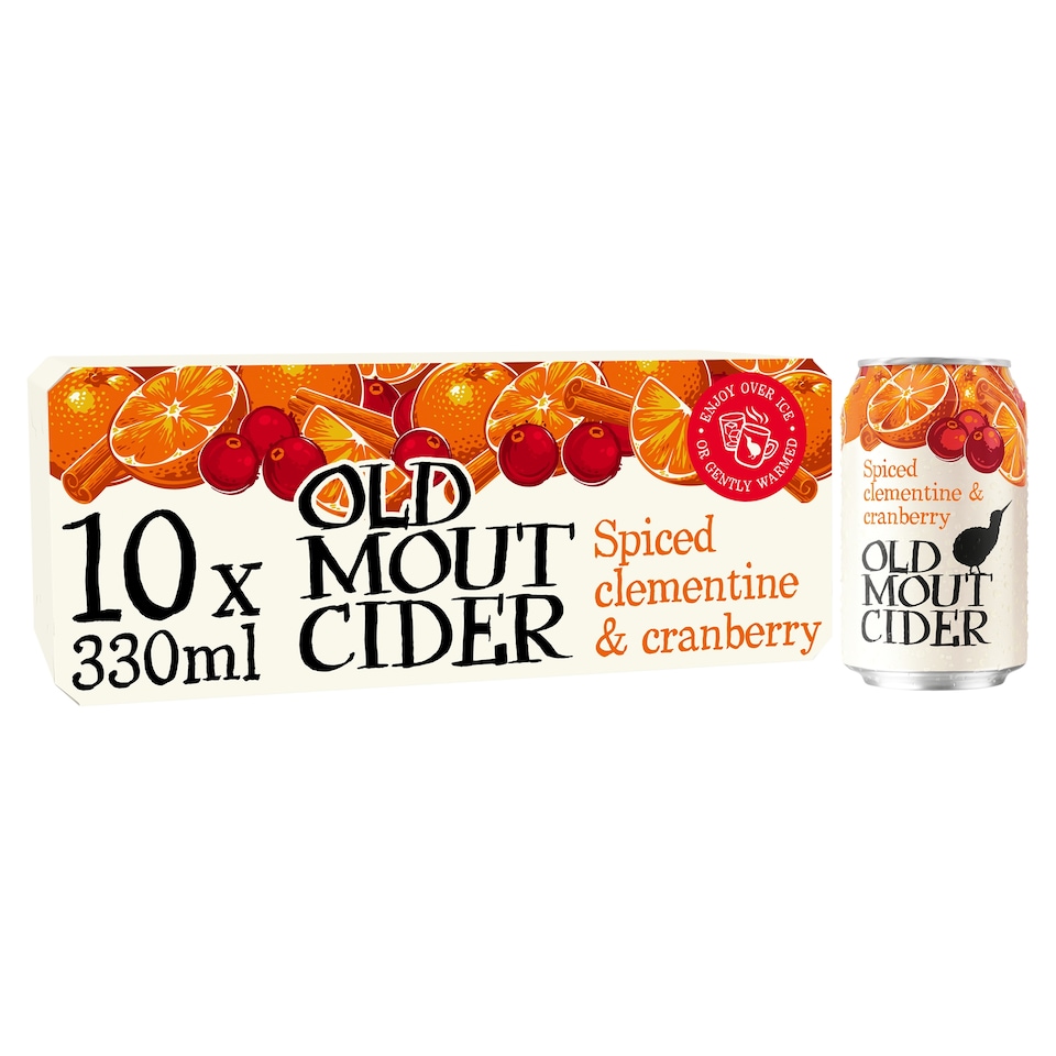 Old Mout Cider Spiced Clementine & Cranberry 10x330ml