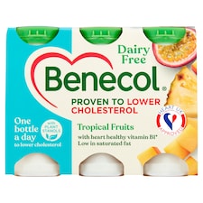 Benecol Dairy Free Tropical Drink 6 X 65.5G