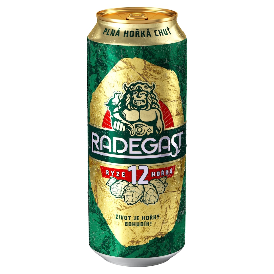 Obrázek 1 pro produkt Radegast Ryze hořká 12 pivo ležák světlý 500ml