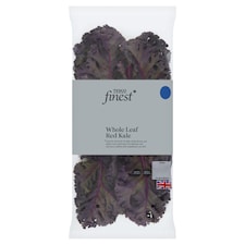 Tesco Finest Whole Leaf Red Kale 210g