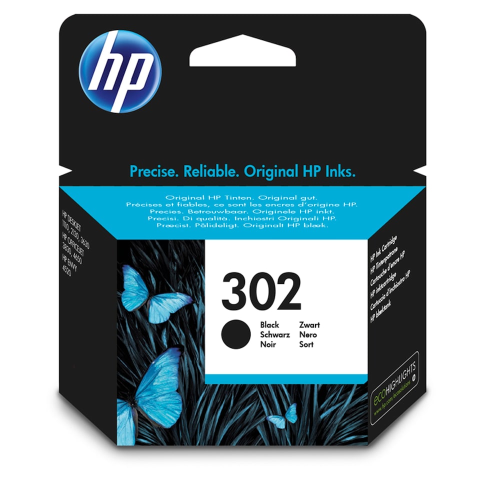 Hp 302 Black Printer Ink Cartridge