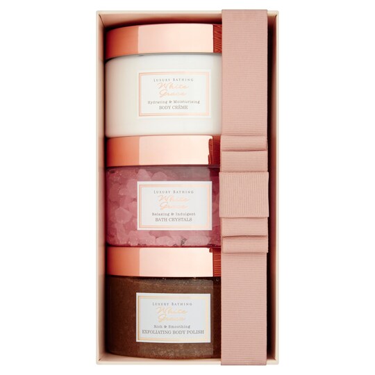 WHITE GRACE BATH AND BODY STACK GIFT SET Tesco Groceries