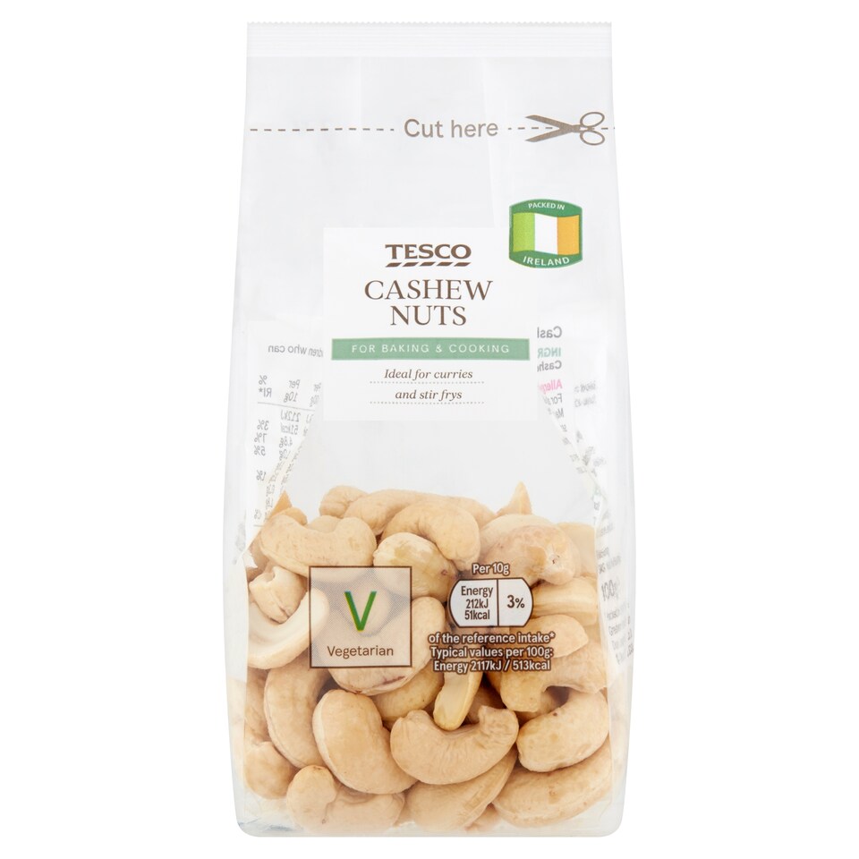 Tesco Cashews 100G