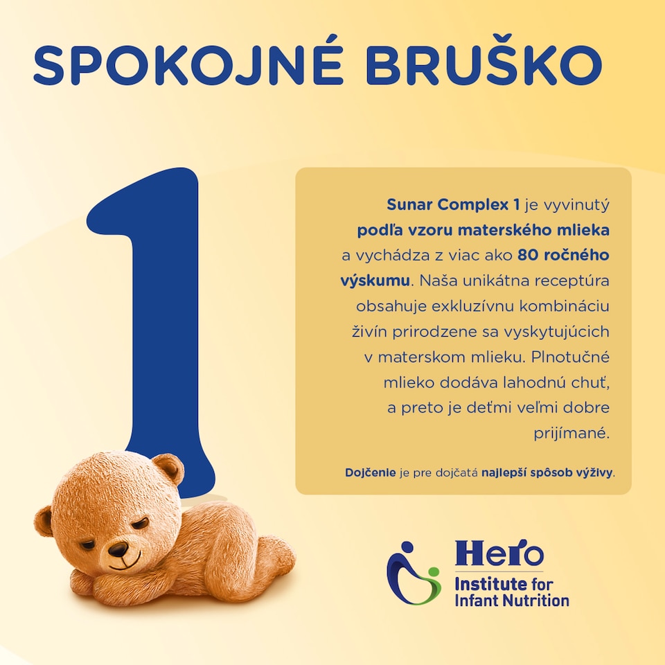 obrázok 1 z Sunar Complex 1 počiatočné dojčenské mlieko 600 g