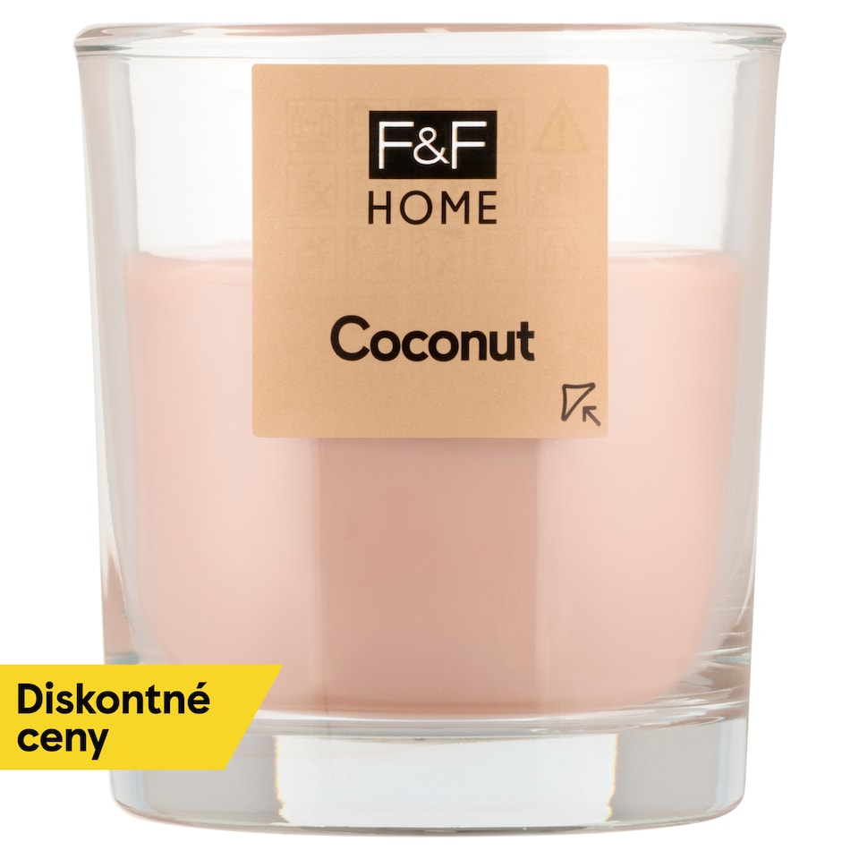obrázok 1 z F&F Home Coconut vonná sviečka 95 g