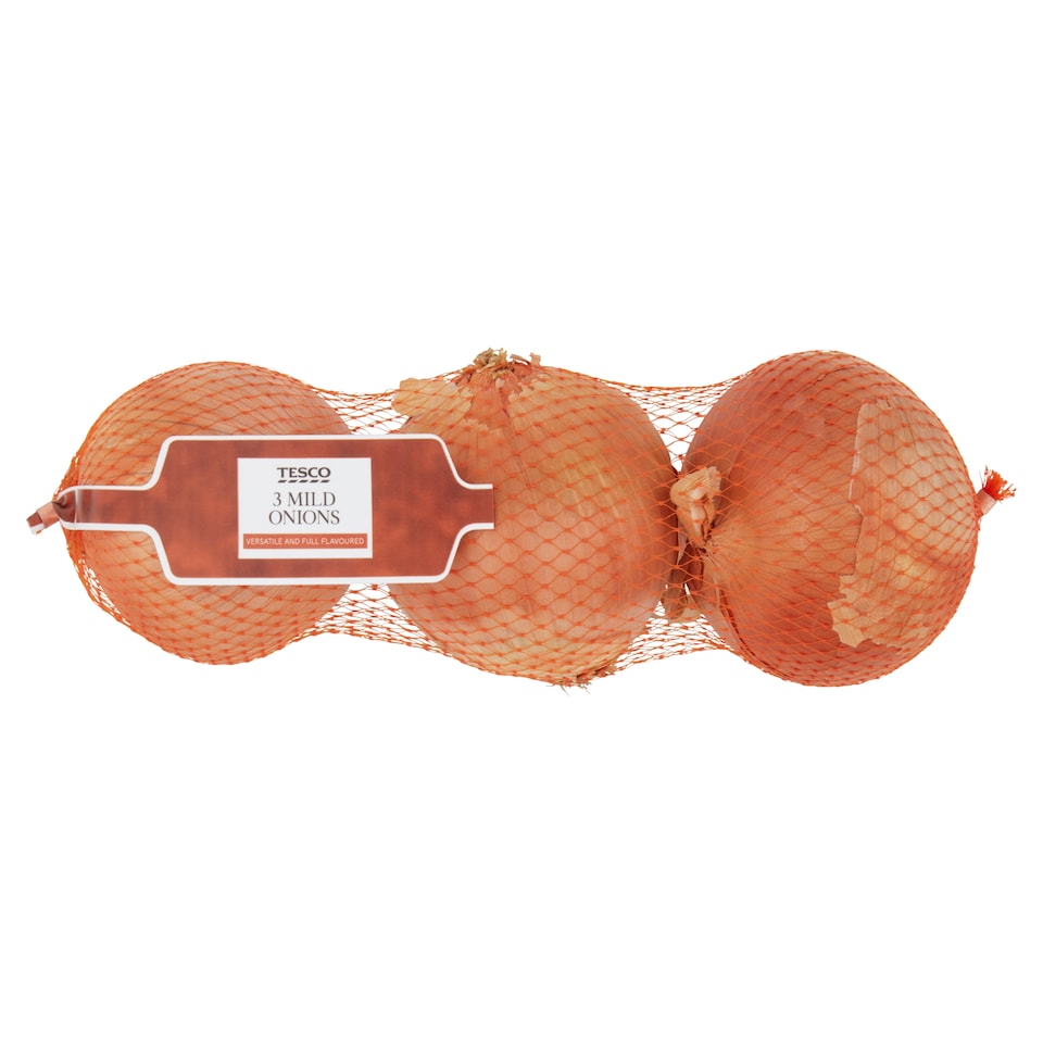 Tesco Mild Onions 3 Pack