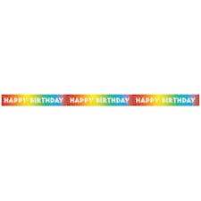 Tesco Happy Birthday Banner 1.8m