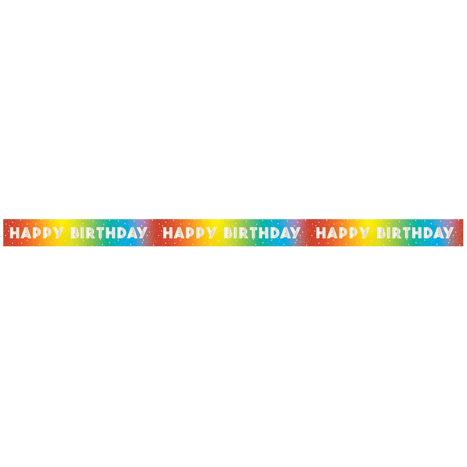 Tesco Happy Birthday Banner 1.8m