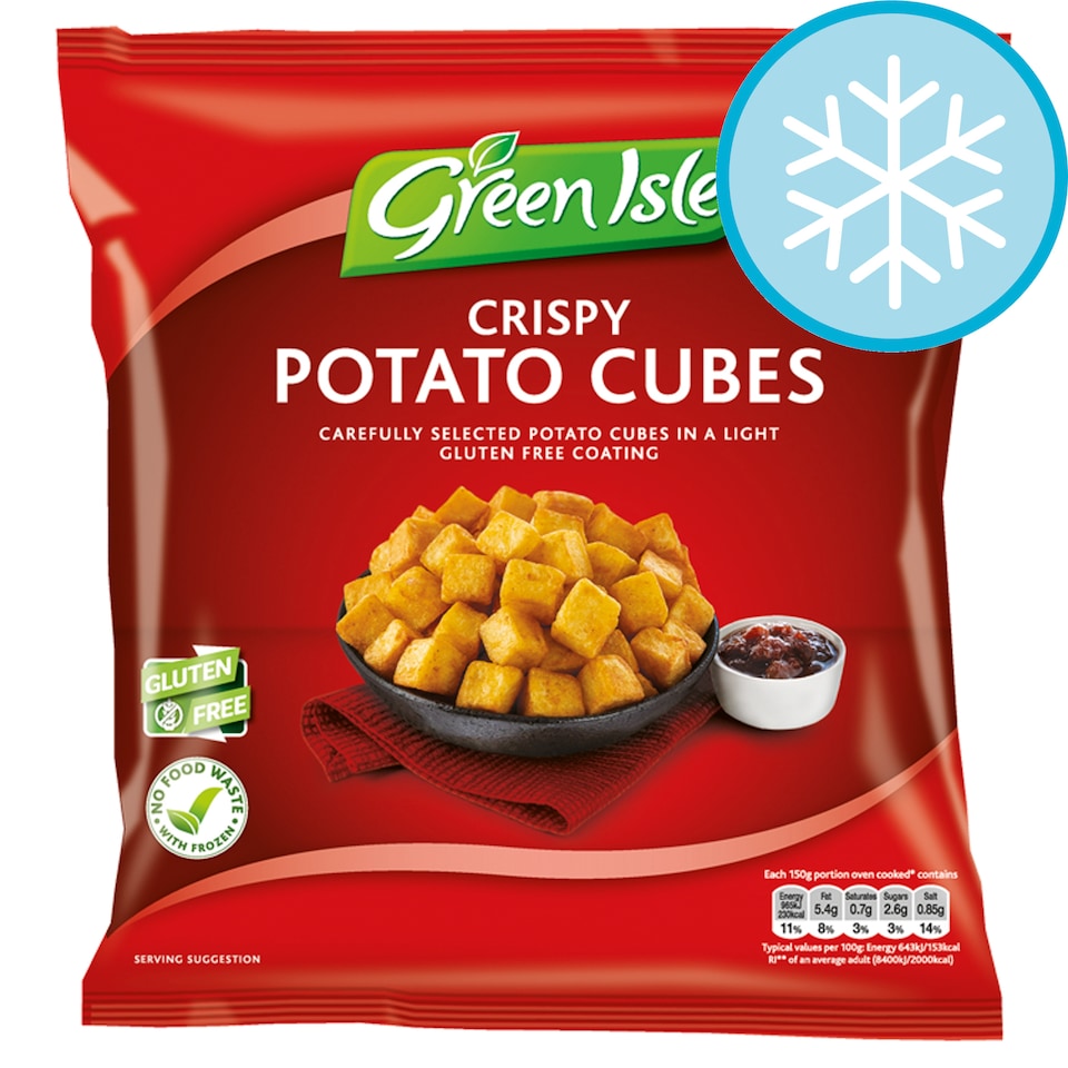 Green Isle Crispy Potato Cubes 600G
