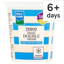 Tesco British Double Cream 125Ml
