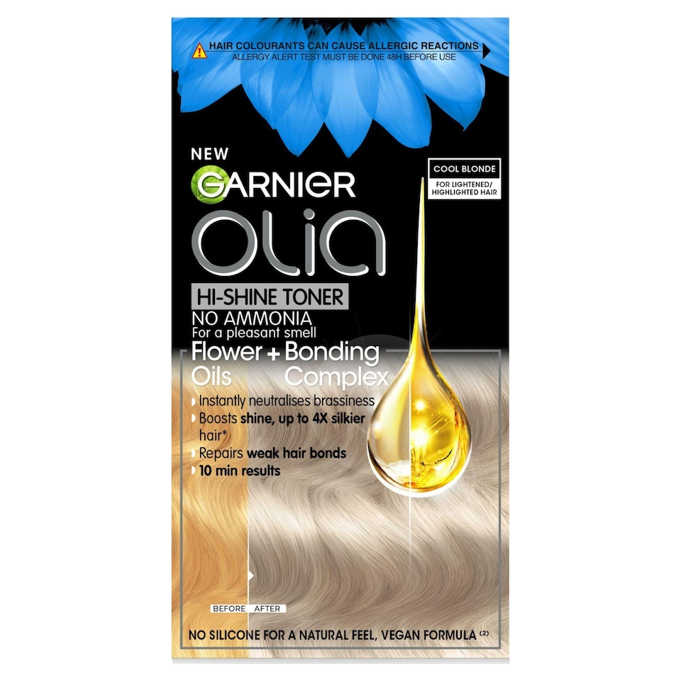 image 1 of Garnier Olia Hi-Shine Toner - Cool Blonde 9.1
