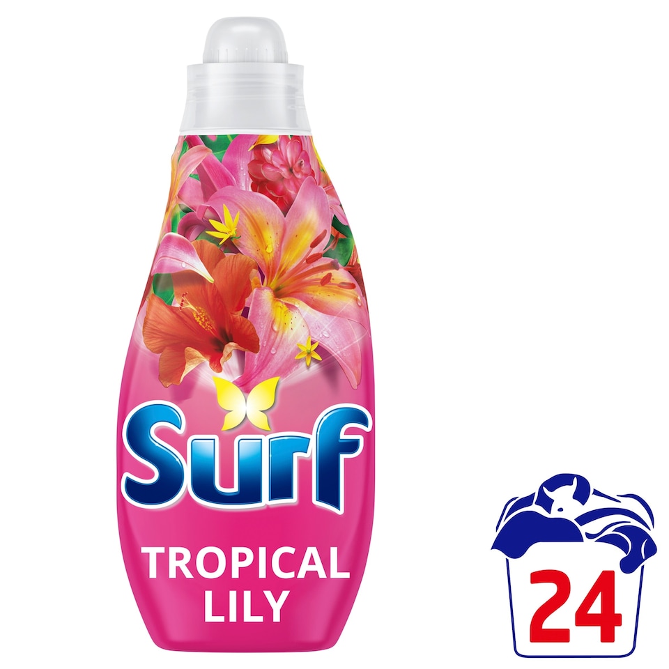 image 1 of Surf Tropical Lily Liquid Laundry Detergent 24 Washes 648ml