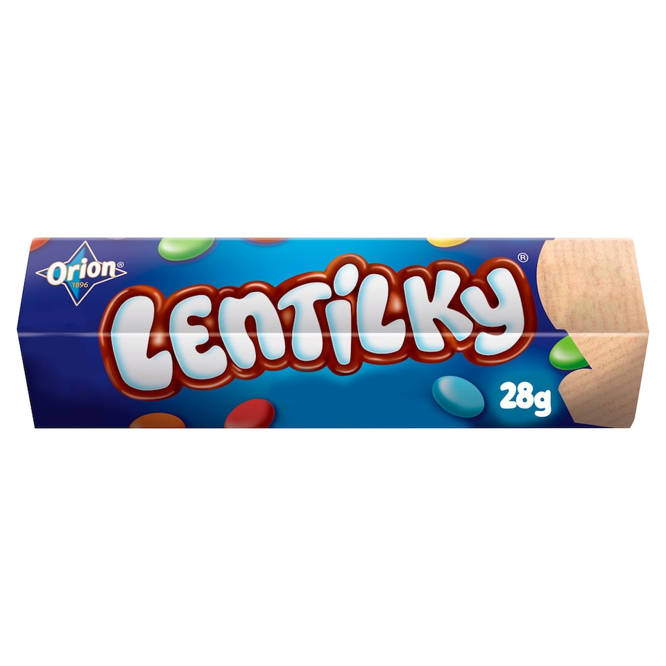 ORION LENTILKY Milk Chocolate Dragees 28 g