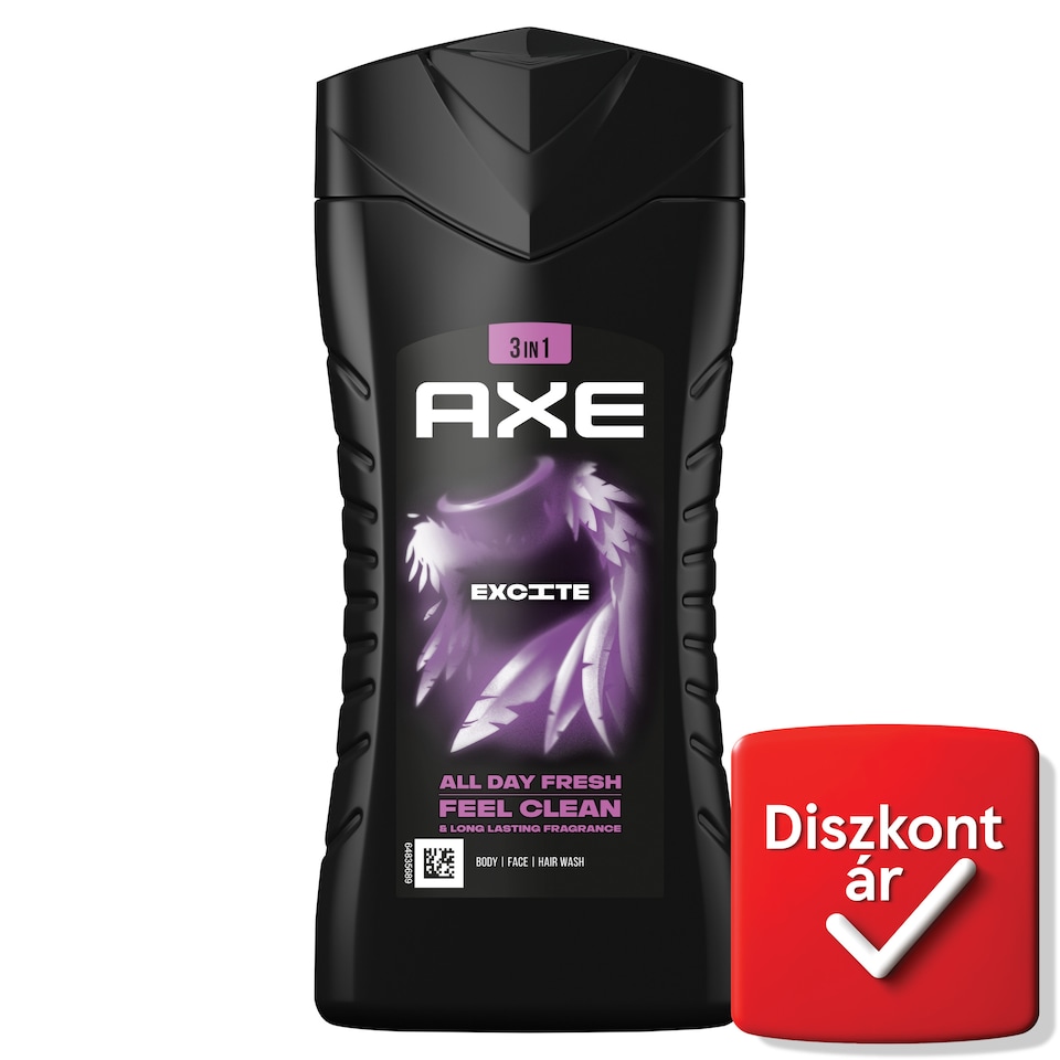 AXE Excite 3 in 1 Shower Gel for Body, Face and Hair 250 ml