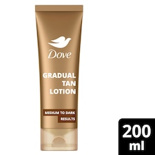 Dove Summer Revived Sunless Tan Gradual Tan Lotion Medium To Dark 200ML