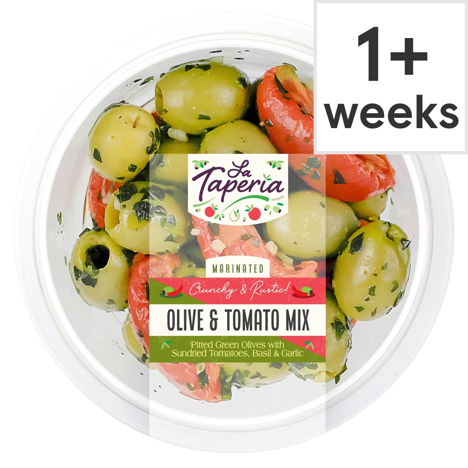 image 1 of LA TAPERIA OLIVES & TOMATO MIX 130g