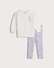 image 1 of Disney Aristocats 2-Piece Cotton Rich Marie Sweatshirt and Leggings Set in Multi