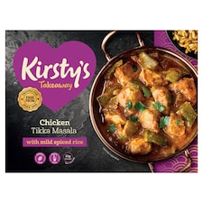 Kirsty's Gluten Free Chicken Tikka Masala & Spiced Rice 450G