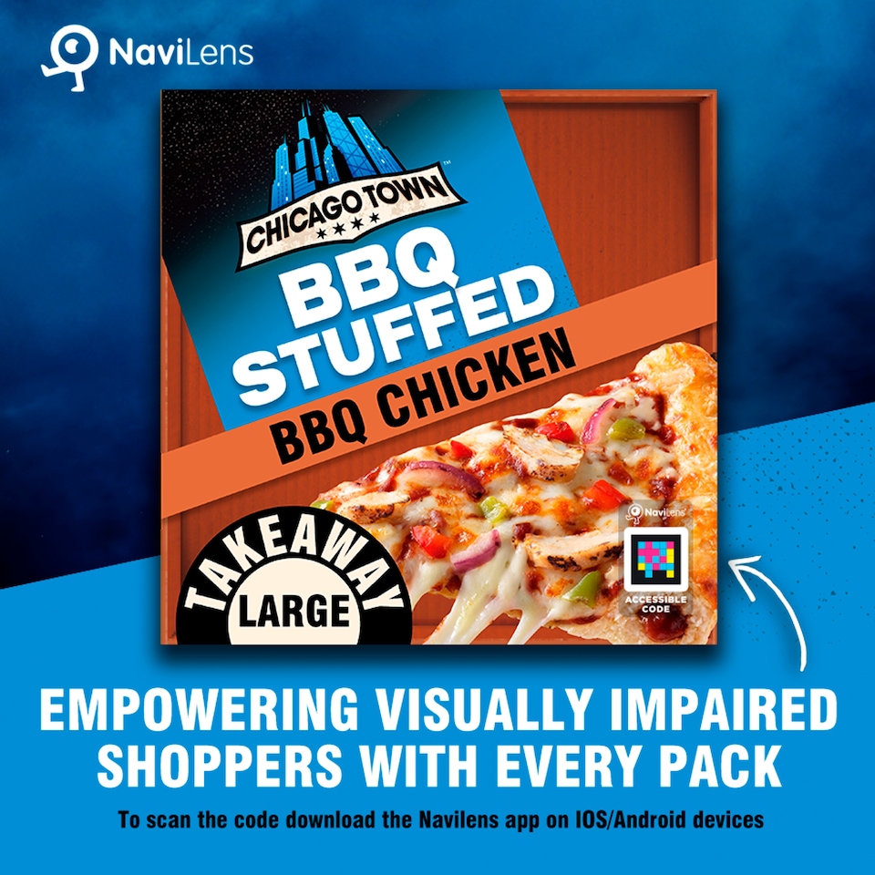 image 1 of Chicago Town Takeaway Stuffed Crust BBQ Chicken Pizza 668g