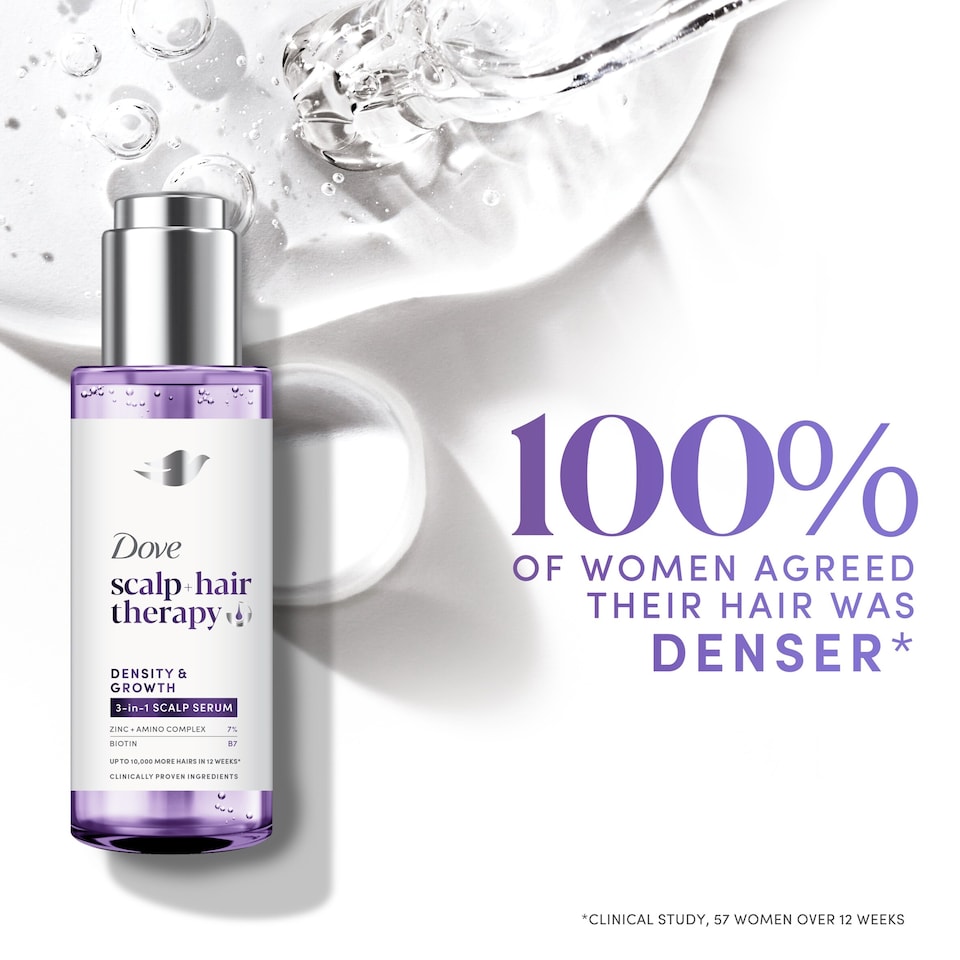 image 1 of Dove Scalp Hair Therapy Density & Growth Scalp Serum 45ml