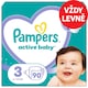 Obrázek 1 pro produkt Pampers Active Baby, Velikost 3, 90 Plenky, 6kg-10kg