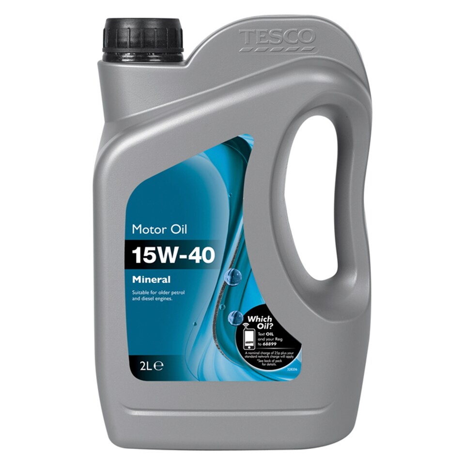 Tesco 15W40 Mineral Oil 2L